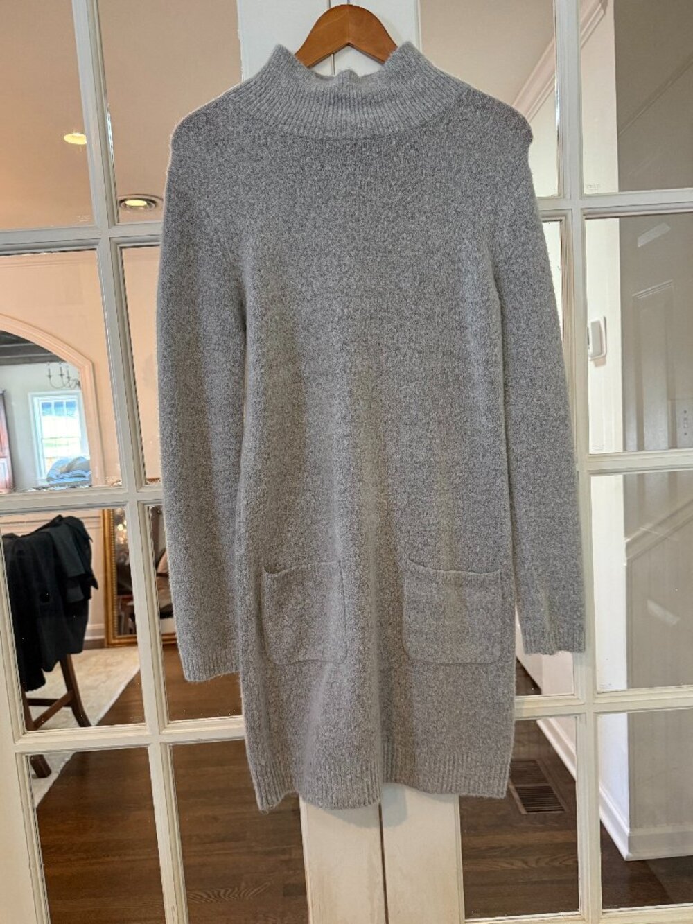 Max Studio gray sweater dress X small